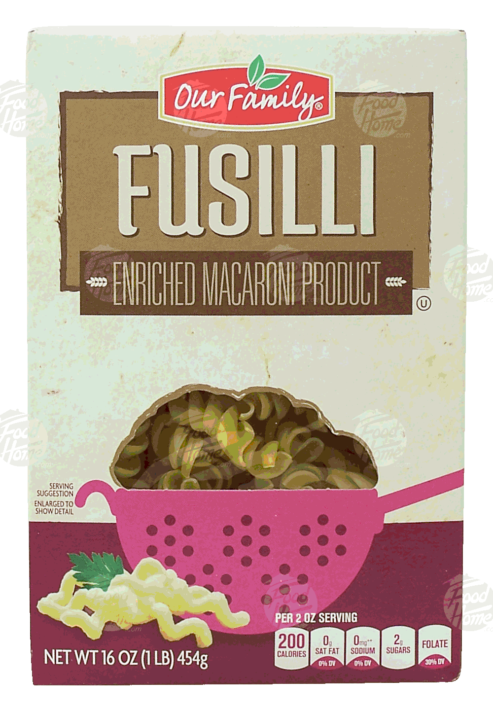 Our Family  fusilli dry pasta Full-Size Picture